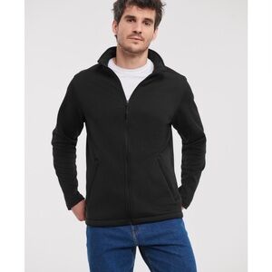 Russell Athletic Black Zip Up Sweater